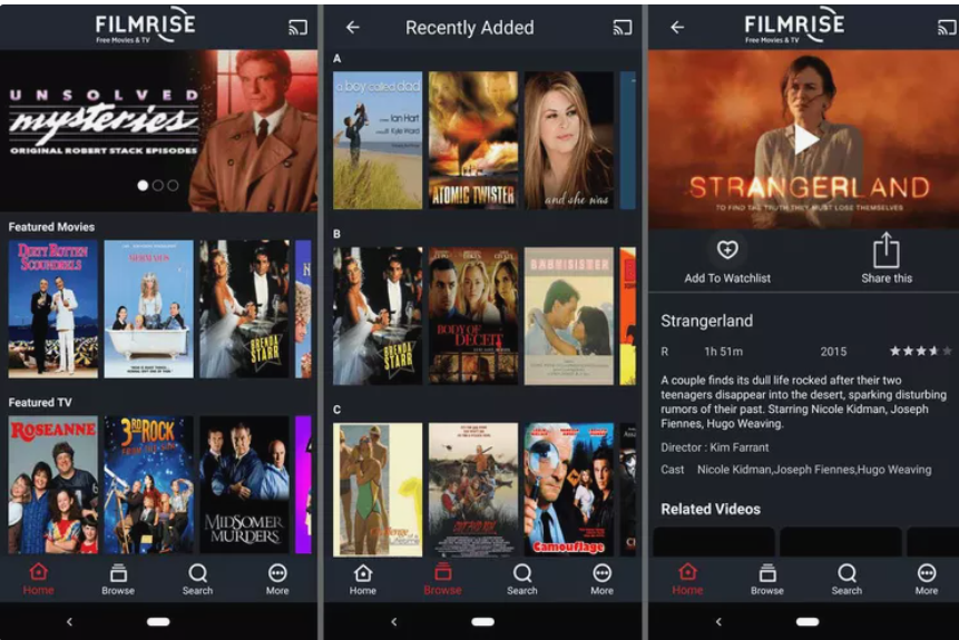 Filmrise Streaming App